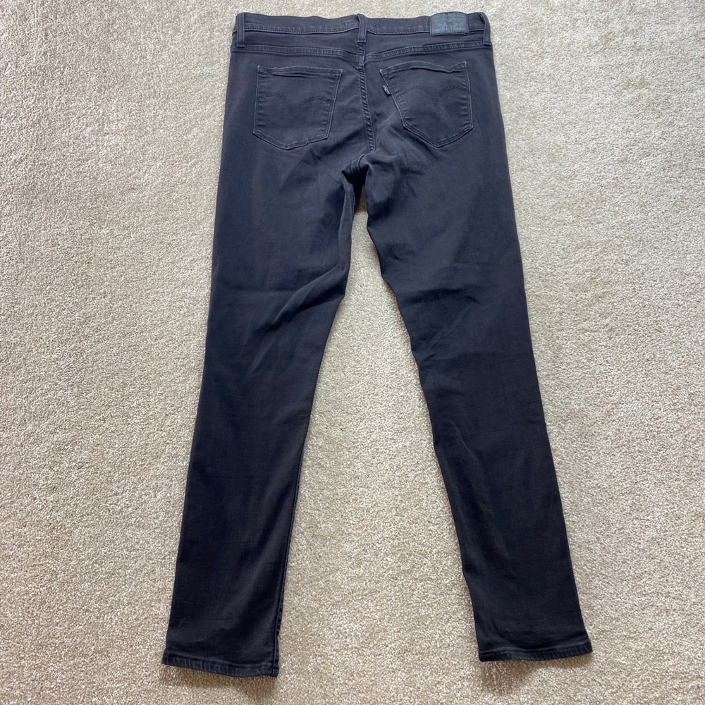 Levi's 311 Shaping Skinny Jeans Womens 31 Dark Wash Black Denim Pants - Picture 11 of 12